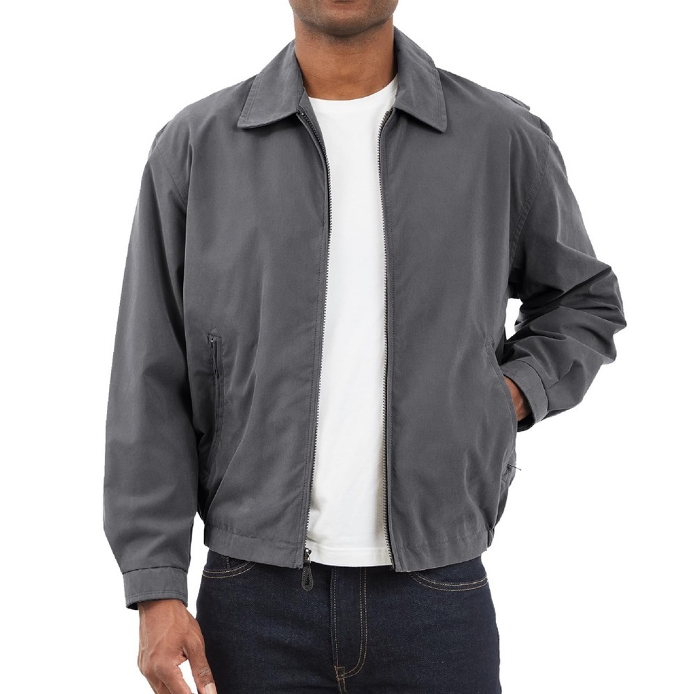 London Fog TALL MEN'S AUBURN LIGHT WEIGHT ZIP FRONT GOLF JACKET